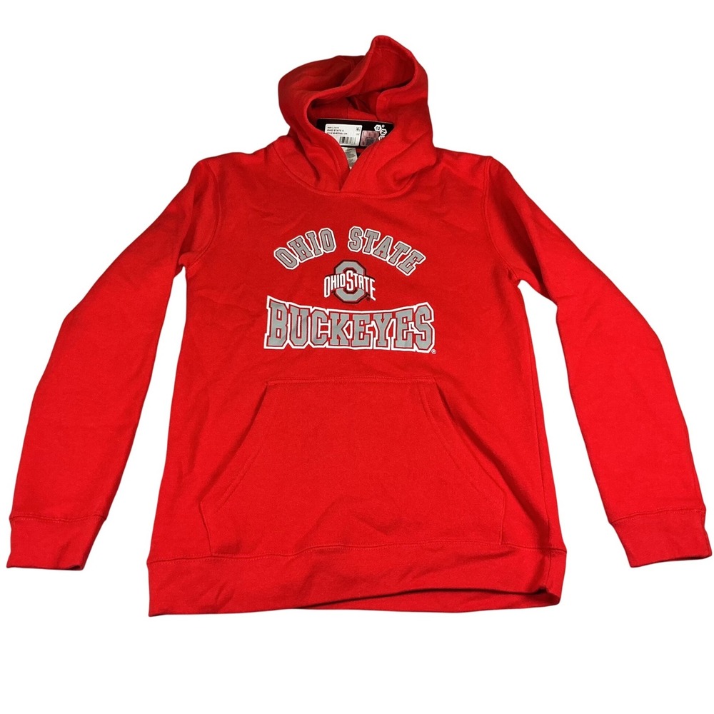Gen2 Ohio State Buckeyes Youth Red Pullover Hoodie Sweatshirt L 14/16 NWT